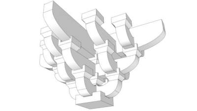 简化斗拱su模型下载_sketchup草图大师SKP模型