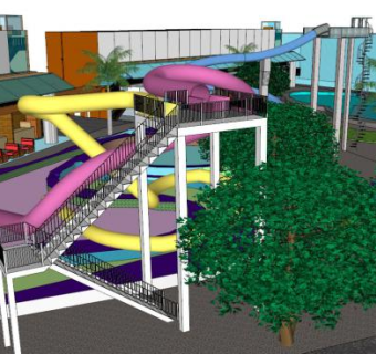 水上乐园设施设计su模型下载_sketchup草图大师SKP模型