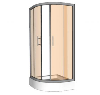 浴室玻璃隔断su模型下载_sketchup草图大师SKP模型