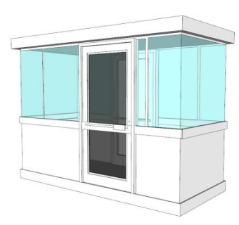 警卫室su模型下载_sketchup草图大师SKP模型