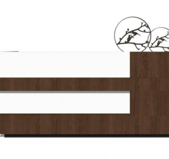 中式雕艺前台柜SU模型下载_sketchup草图大师SKP模型