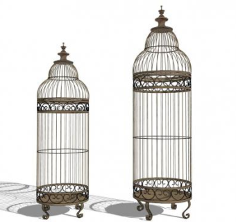 笼子su模型下载_sketchup草图大师SKP模型