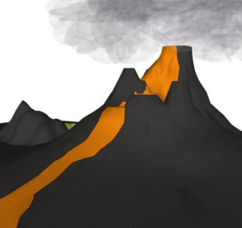 火山su模型下载_sketchup草图大师SKP模型