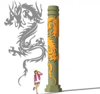 图腾su模型下载_sketchup草图大师SKP模型