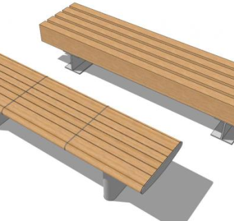 园林坐凳su模型下载_sketchup草图大师SKP模型