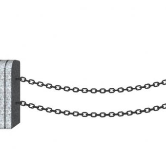 铁链先连栏杆su模型下载_sketchup草图大师SKP模型