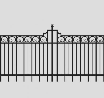 围栏su模型下载_sketchup草图大师SKP模型