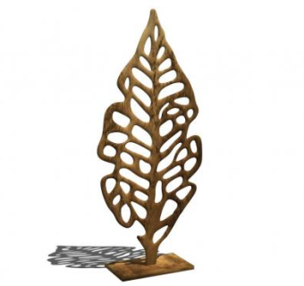 景观树叶雕塑su模型下载_sketchup草图大师SKP模型