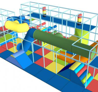 海洋球滑梯su模型下载_sketchup草图大师SKP模型