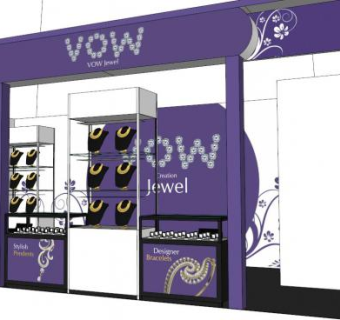 宝石店su模型下载_sketchup草图大师SKP模型