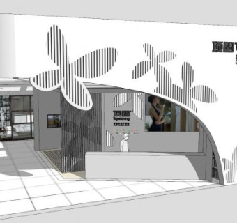 现代家居专卖店SU模型下载_sketchup草图大师SKP模型