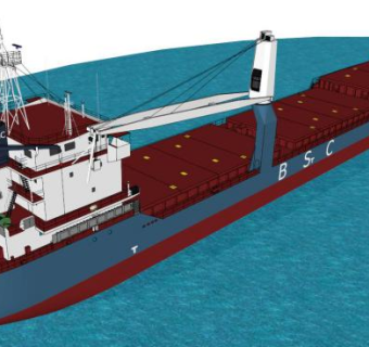 货轮su模型下载_sketchup草图大师SKP模型