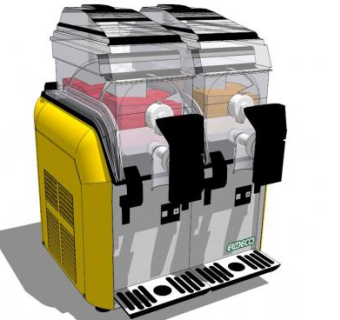 冰激凌机su模型下载_sketchup草图大师SKP模型