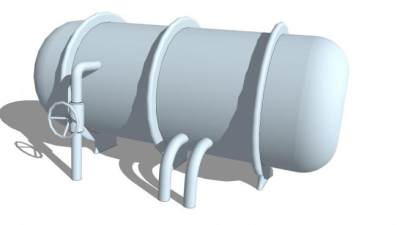 不锈钢水箱su模型下载_sketchup草图大师SKP模型