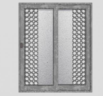 单移门su模型下载_sketchup草图大师SKP模型