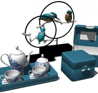 陈设su模型下载_sketchup草图大师SKP模型