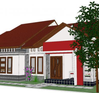 农庄别墅su模型下载_sketchup草图大师SKP模型