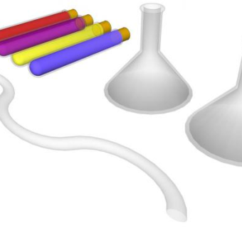 烧瓶SU模型下载_sketchup草图大师SKP模型