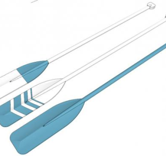 船桨SU模型下载_sketchup草图大师SKP模型