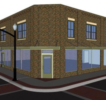 二层办公楼su模型下载_sketchup草图大师SKP模型