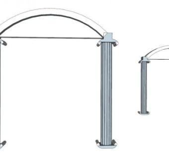 柱子拱门su模型下载_sketchup草图大师SKP模型