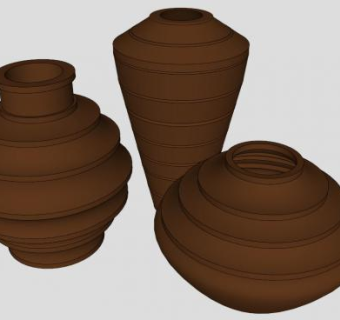 瓦罐su模型下载_sketchup草图大师SKP模型