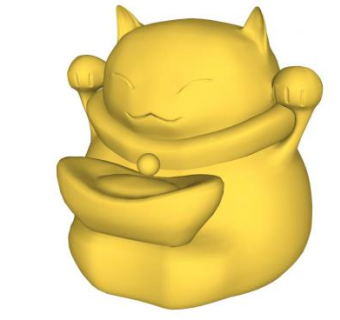 招财猫su模型下载_sketchup草图大师SKP模型