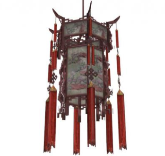 华灯su模型下载_sketchup草图大师SKP模型