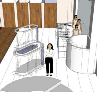 现代服装店室内sketchup模型下载_sketchup草图大师SKP模型