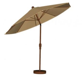 户外伞su模型下载_sketchup草图大师SKP模型