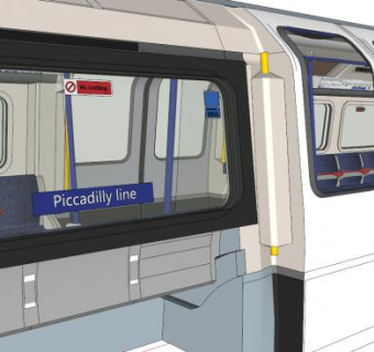 地铁门su模型下载_sketchup草图大师SKP模型