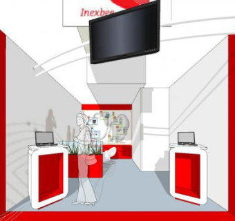 现代电视专卖店SU模型下载_sketchup草图大师SKP模型