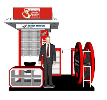 现代发动机专卖店SU模型下载_sketchup草图大师SKP模型