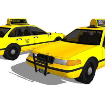 的士su模型下载_sketchup草图大师SKP模型