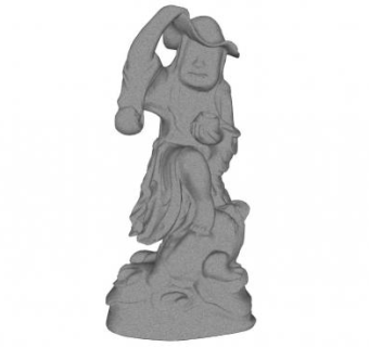 石头雕塑su模型下载_sketchup草图大师SKP模型