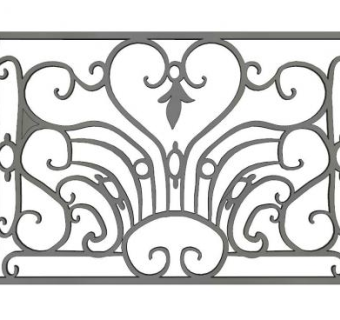 室内栏杆su模型下载_sketchup草图大师SKP模型