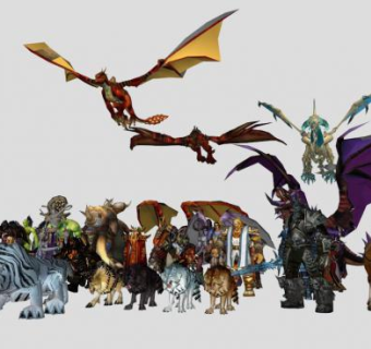 魔兽世界su模型下载_sketchup草图大师SKP模型