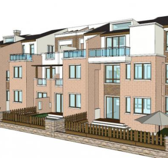 田园别墅su模型下载_sketchup草图大师SKP模型