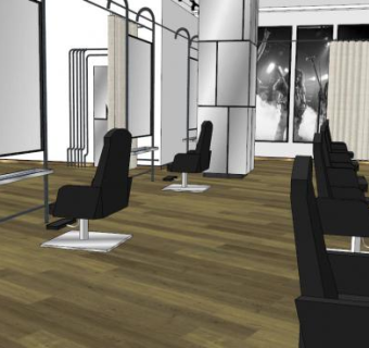 发廊su模型下载_sketchup草图大师SKP模型