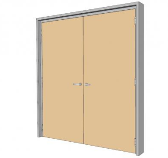 室内消防门su模型下载_sketchup草图大师SKP模型