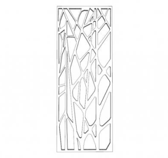 工业风隔断su模型下载_sketchup草图大师SKP模型