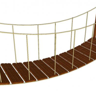 麻绳桥su模型下载_sketchup草图大师SKP模型