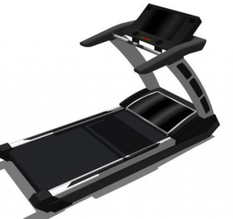 家庭跑步机su模型下载_sketchup草图大师SKP模型