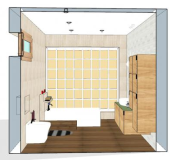 现代卫浴极简家具SU模型下载_sketchup草图大师SKP模型