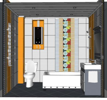 现代家装卫浴SU模型下载_sketchup草图大师SKP模型