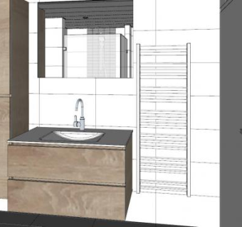 现代卫生间设计sketchup模型下载_sketchup草图大师SKP模型