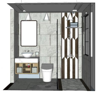 大理石瓷砖卫浴SU模型下载_sketchup草图大师SKP模型