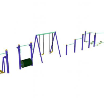 多款运动健身器材器械su模型下载_sketchup草图大师SKP模型