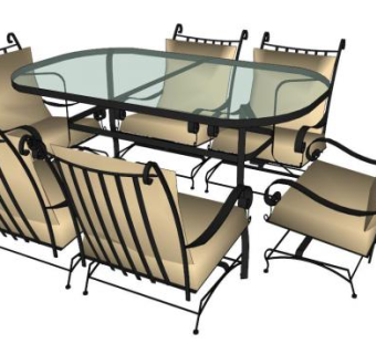 室外家具su模型下载_sketchup草图大师SKP模型