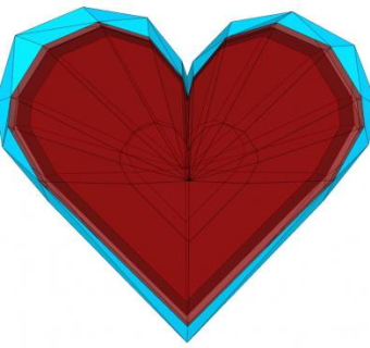 心型雕塑su模型下载_sketchup草图大师SKP模型